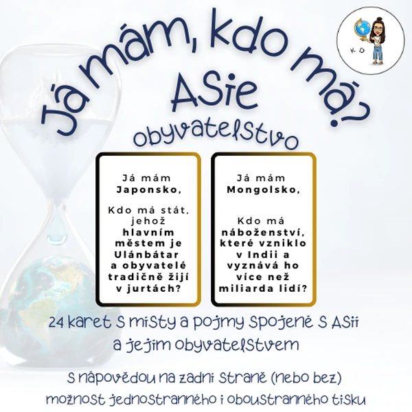 Já mám, kdo má? Asie - obyvatelstvo