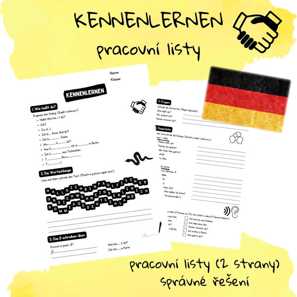 Kennenlernen - pracovní listy