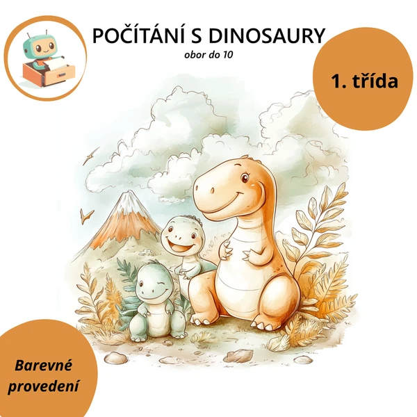 Počítání s dinosaury.