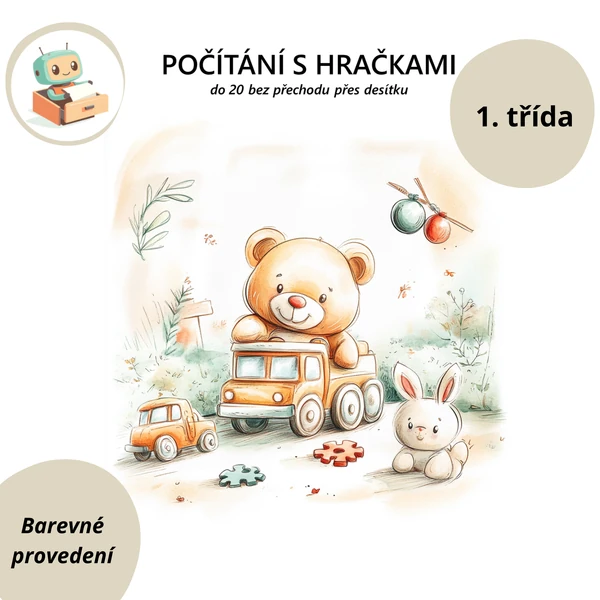 Počítání s hračkami.