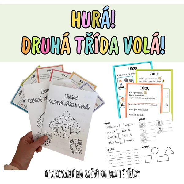 Hurá! Druhá třída volá! (opakování po prázdninách)
