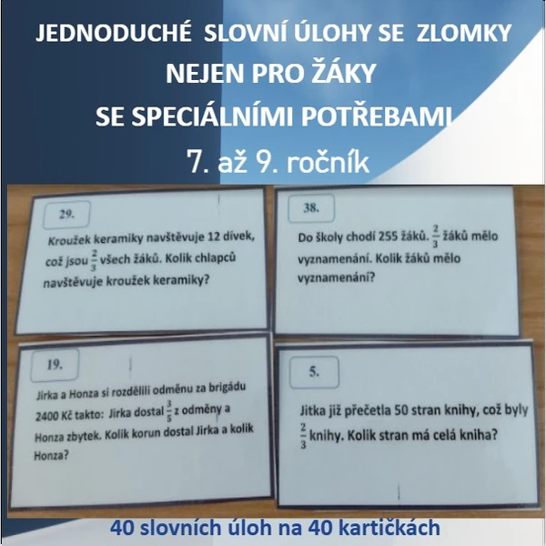 Jednoduché slovní úlohy se zlomky