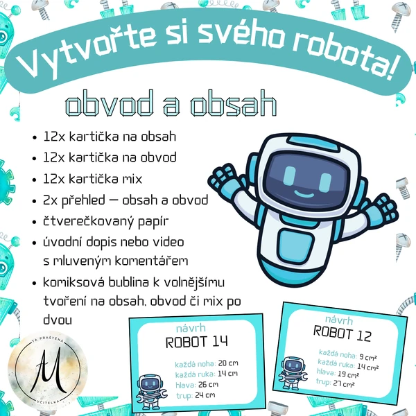 Vytvořte si svého robota! - obsah a obvod