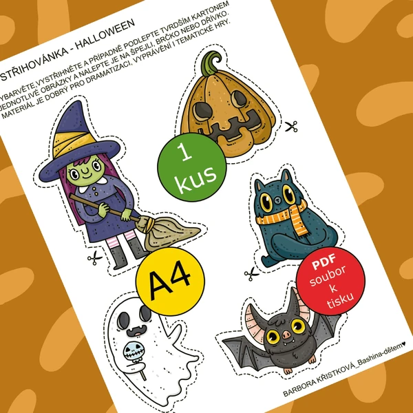 vystřihovánka - HALLOWEEN