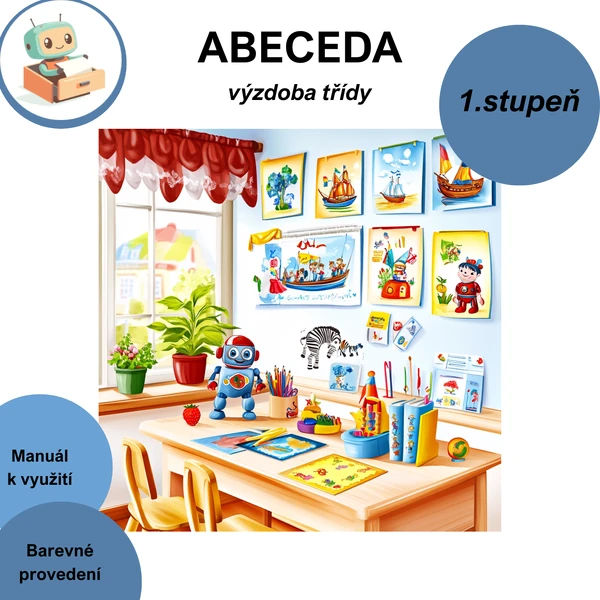 Abeceda - výzdoba třídy.