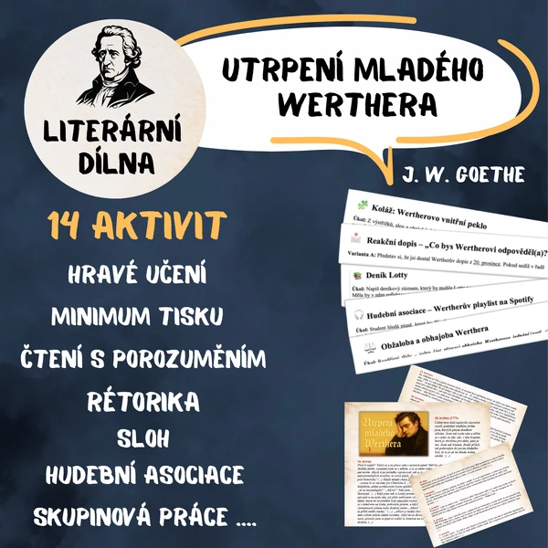 J. W. Goethe: Utrpení mladého Werthera - LITERÁRNÍ DÍLNA