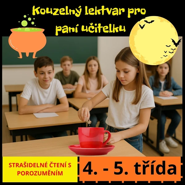 HALLOWEEN - KOUZELNÝ LEKTVAR PRO PANÍ UČITELKU