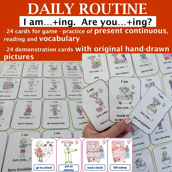 Daily routine + present continuous