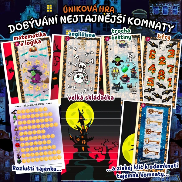 Úniková hra DOBÝVÁNÍ NEJTAJNĚJŠÍ KOMNATY