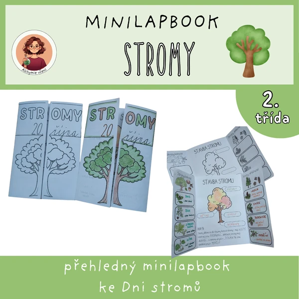 Minilapbook - Stromy