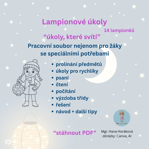 Lampionové úkoly - úkoly, které svítí