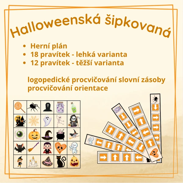 Halloweenská šipkovaná