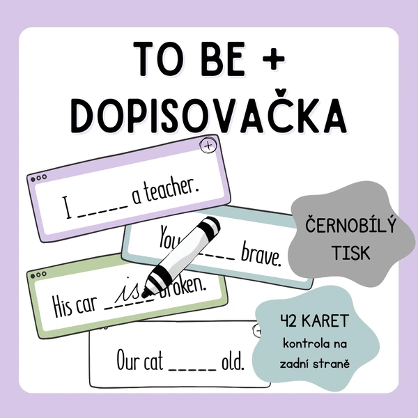 TO BE positive - dopisovačka