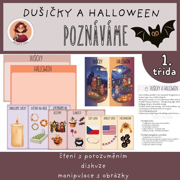 Dušičky a Halloween pro 1. třídu