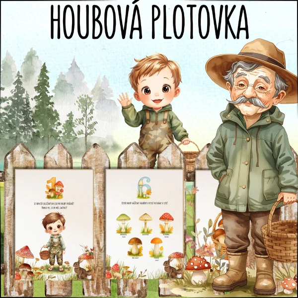 Houbová plotovka - stezka