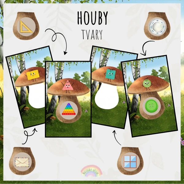 🍄Houby, tvary🍄