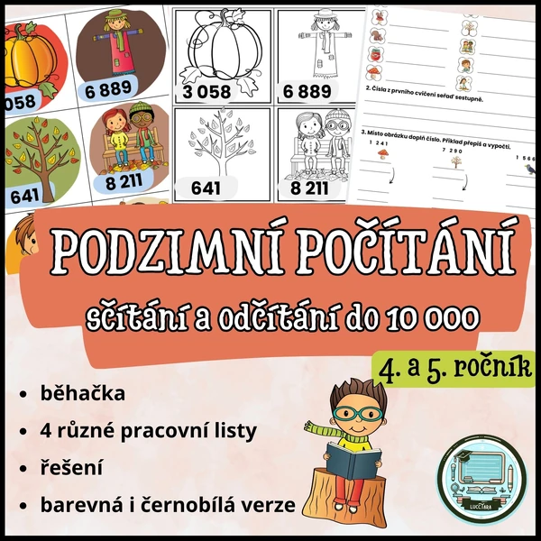Podzimní počítání do 10 000