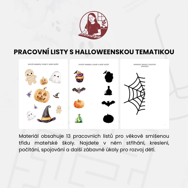 Halloweenské pracovní listy