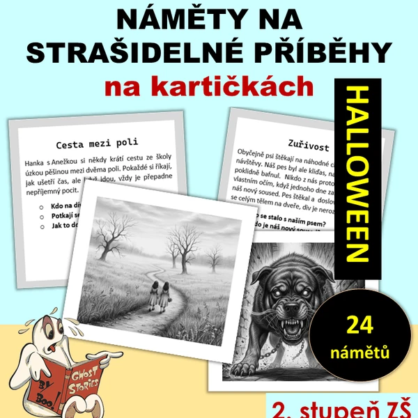 Náměty na strašidelné příběhy - kartičky