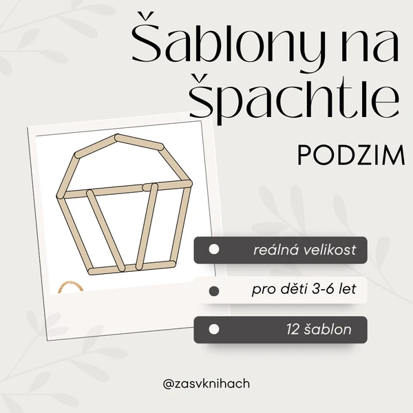 Šablony na špachtle - podzim