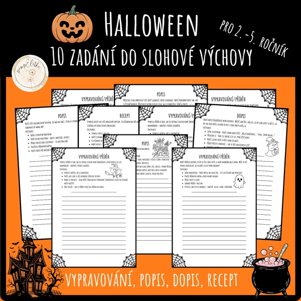 Halloween – 10 zadání do slohové výchovy