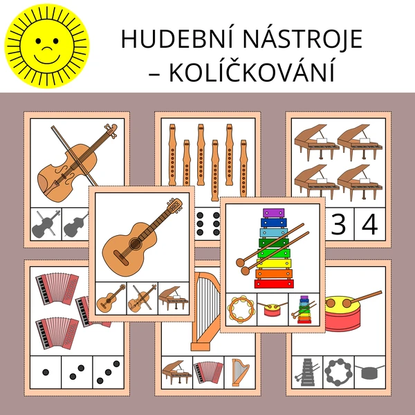 HUDEBNÍ NÁSTROJE - KOLÍČKOVÁNÍ