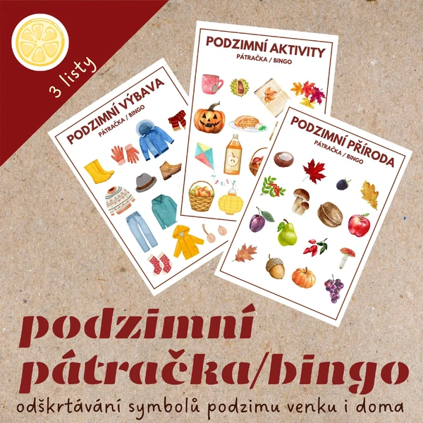 Podzimní pátračka / bingo