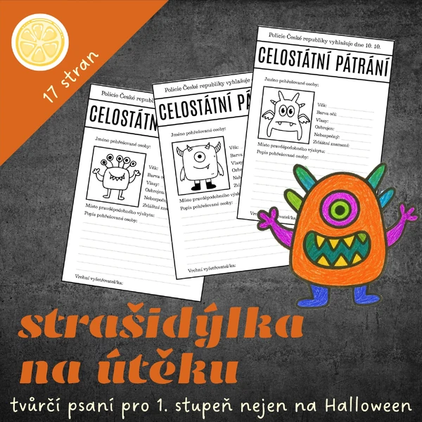 Strašidýlka na útěku | tvůrčí psaní