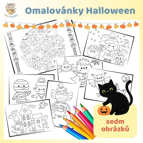 Omalovánky Halloween