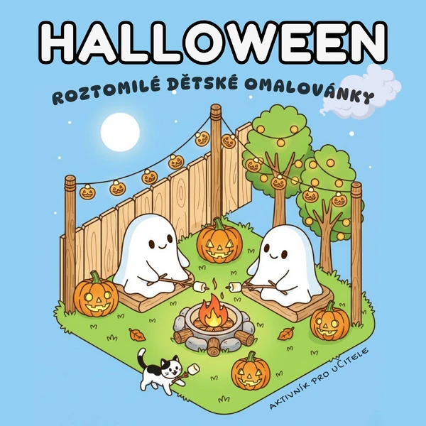 Halloween 3D omalovánky