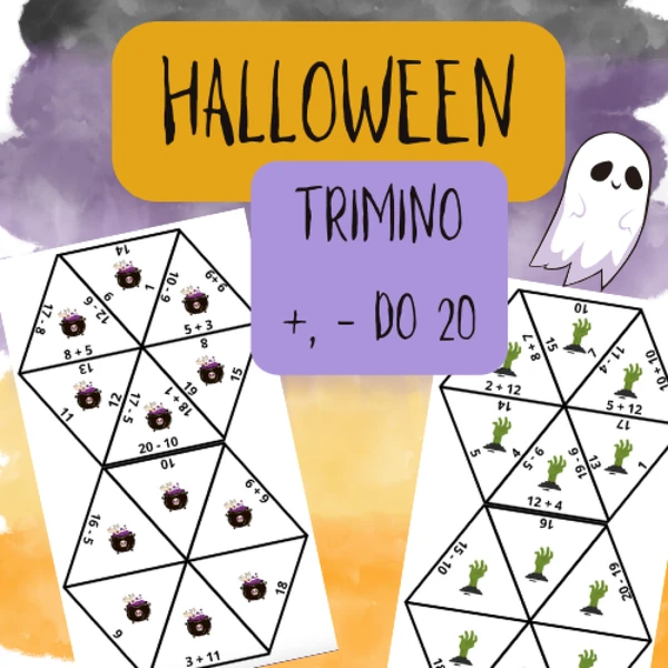 Halloween - Trimino (-, + do 20)