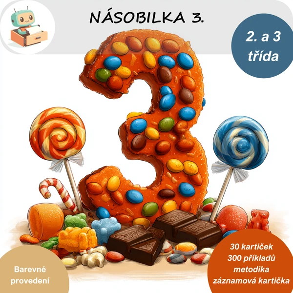 Počítání s násobilkou 3.