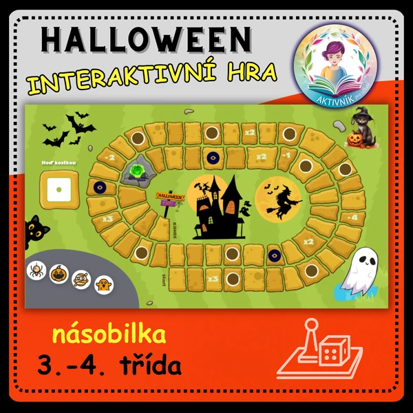 HALLOWEEN-INTERAKTIVNÍ HRA (násobilka)