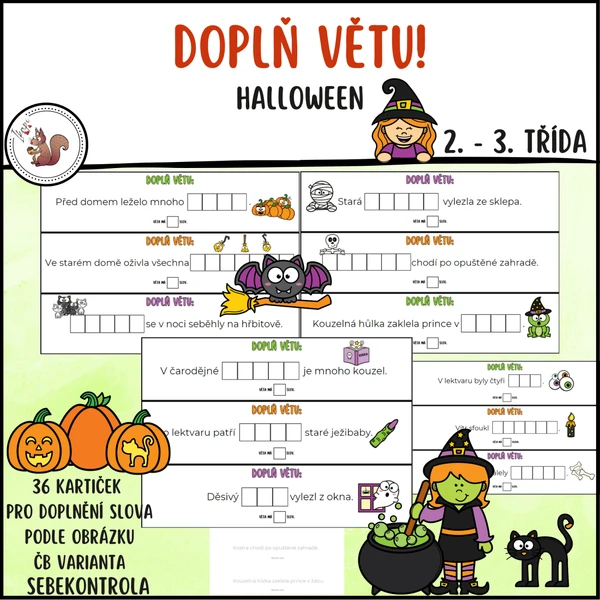 Doplň vetu! - Halloween