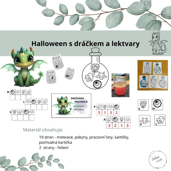 Halloween s dráčkem a lektvary