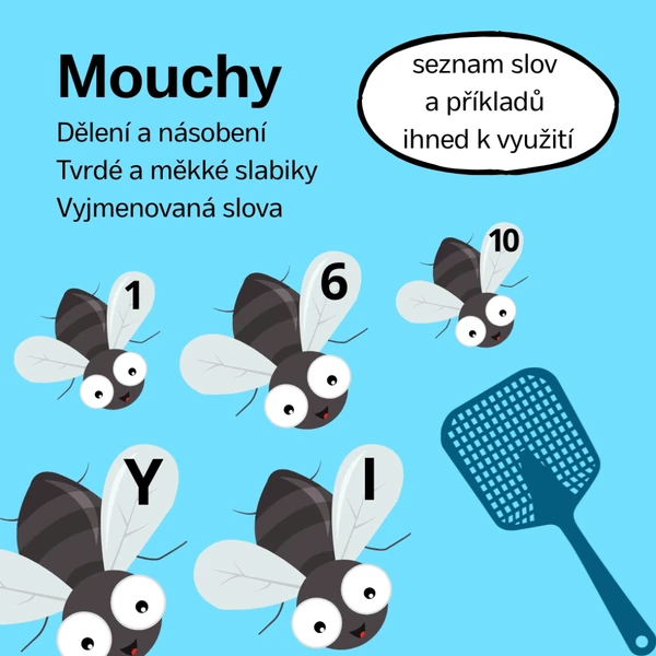 Mouchy - hra s plácačkami