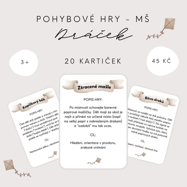 Pohybové hry pro MŠ - Dráček