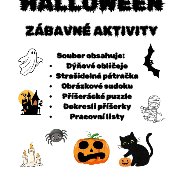 Halloween - zábavné aktivity 