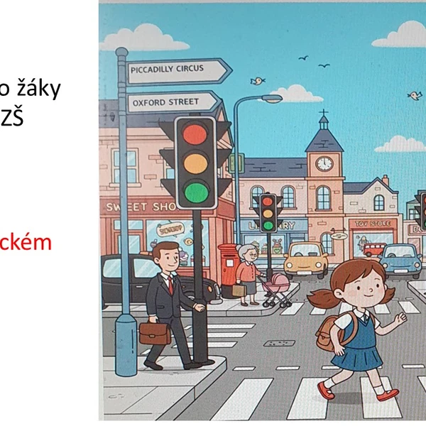 Angličtina pro žáky 1. stupně - život v anglickém městě
