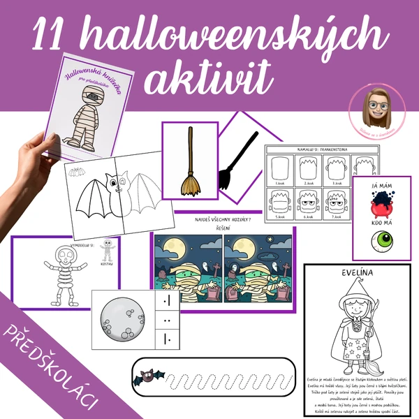 Halloweenský balíček pro předškoláky