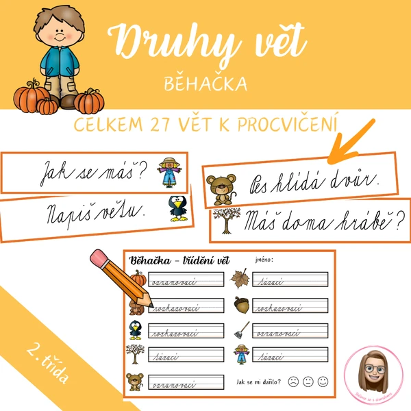 Běhačka - druhy vět