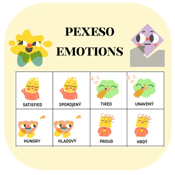 Pexeso-emotions