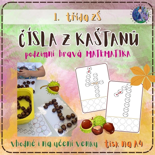 Čísla z kaštanů - podzimní hravá matematika