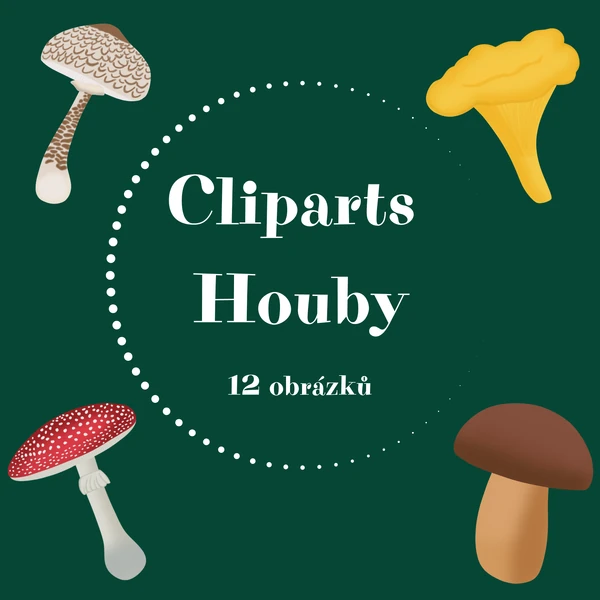 Cliparts - Houby