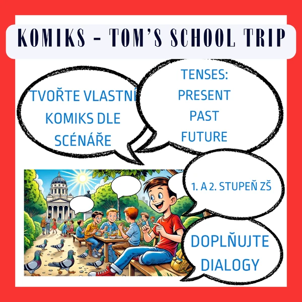 KOMIKS - TOM'S SCHOOL TRIP
