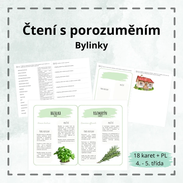 Čtení s porozuměním - Bylinky