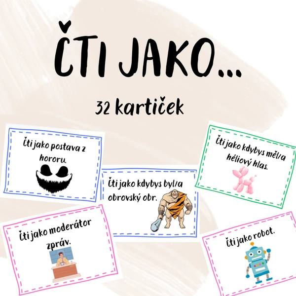 Čti jako... - čtení, čtenářská dílna