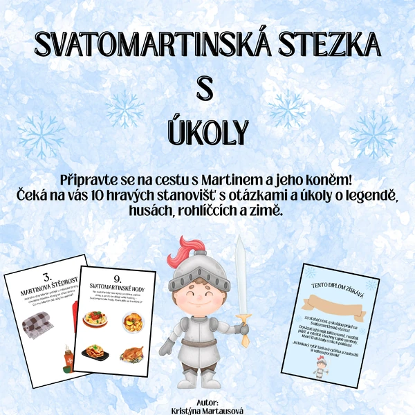 Svatomartinská stezka s úkoly - 10 stanovišť