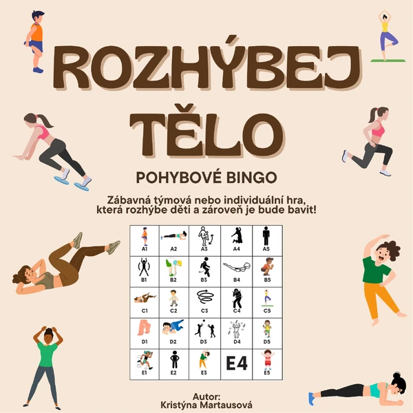 Rozhýbej tělo - Pohybové bingo