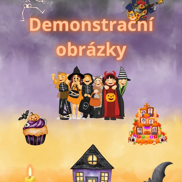 Demonstrační obrázky - Halloween, Dušičky, Den mrtvých, Odon